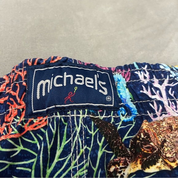 New! Michael’s Men's colorful under the sea Swim Shorts 3226 - Picture 9 of 10